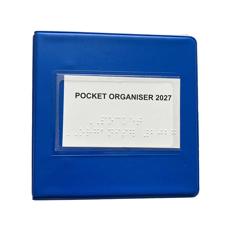 RNIB Braille Pocket Organiser 2027