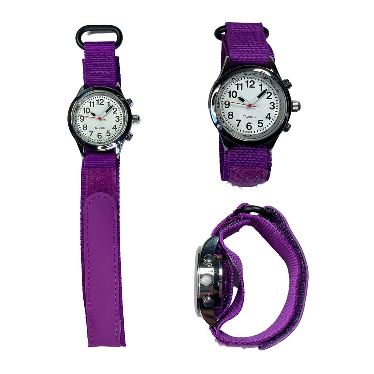 Alternative view of Canvas strap talking children's watch