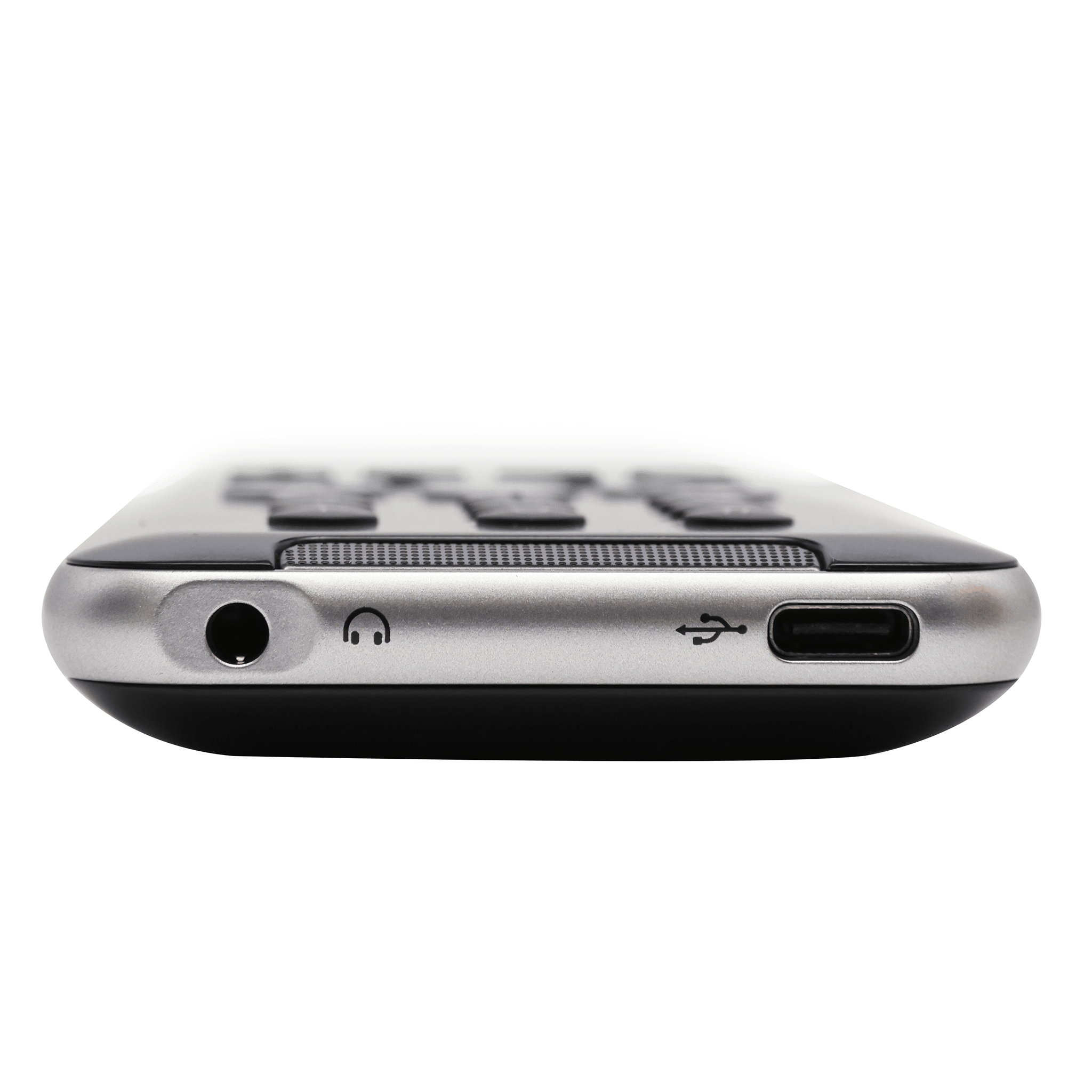 close up view of the SensePlayer's ports