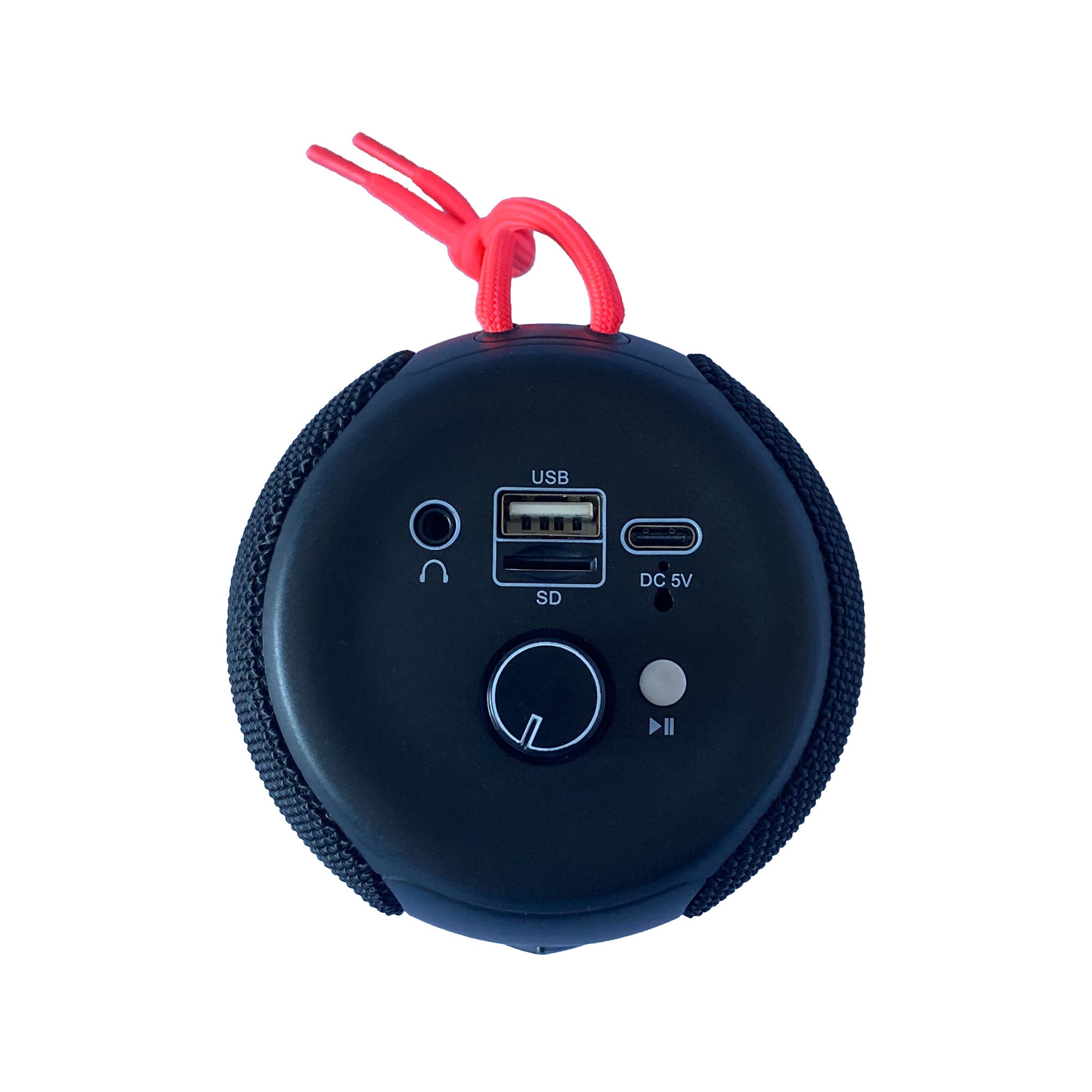 Top view of the RNIB Accord 2 showing the main controls and sockets for headphones and charger.
