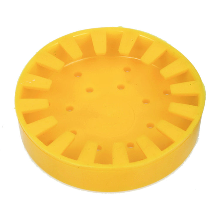 Dycem non-slip cup holder, yellow