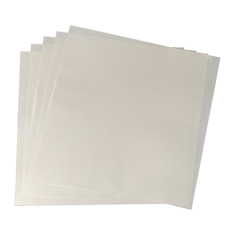Clear self-adhesive sheets