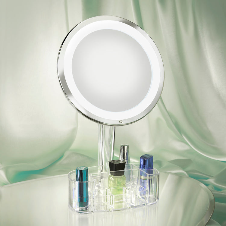 Cordless LED vanity mirror 7×