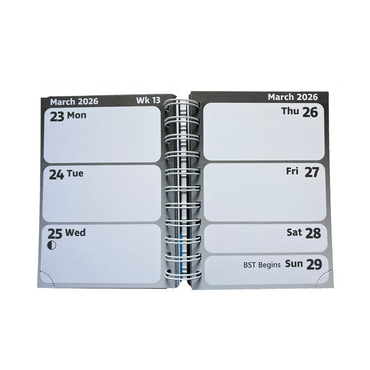 Alternative view of 2026 Big Print pocket diary