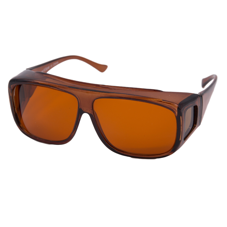 RNIB Orion large fit-over eyeshields - amber
