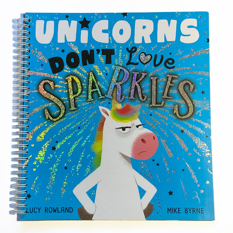 Unicorns don't love sparkles (contracted UEB)