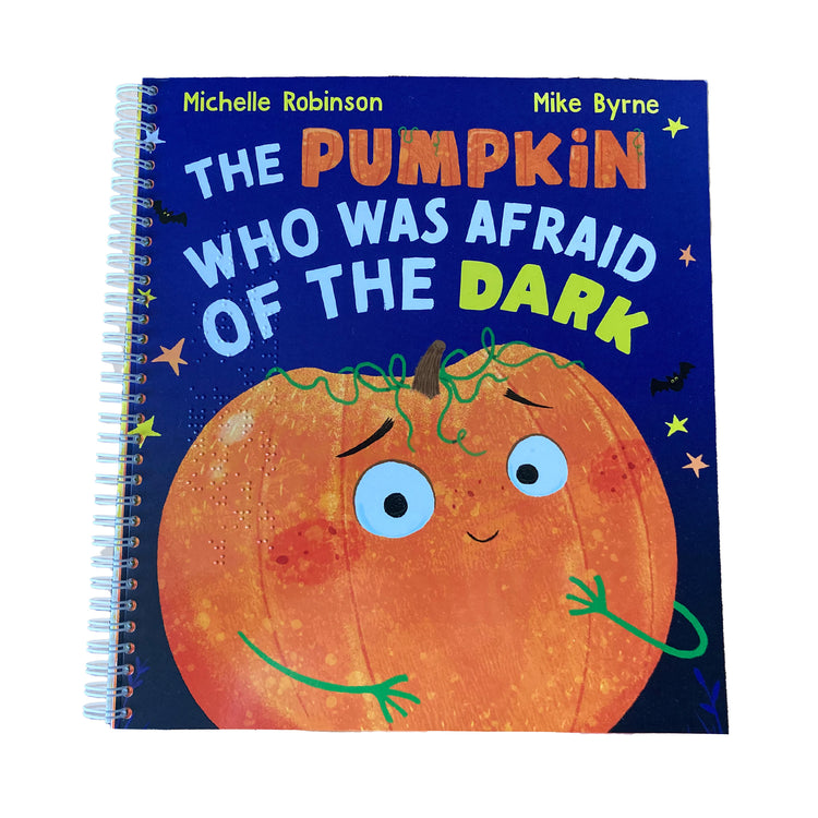 The Pumpkin Who Was Afraid of the Dark (uncontracted UEB)