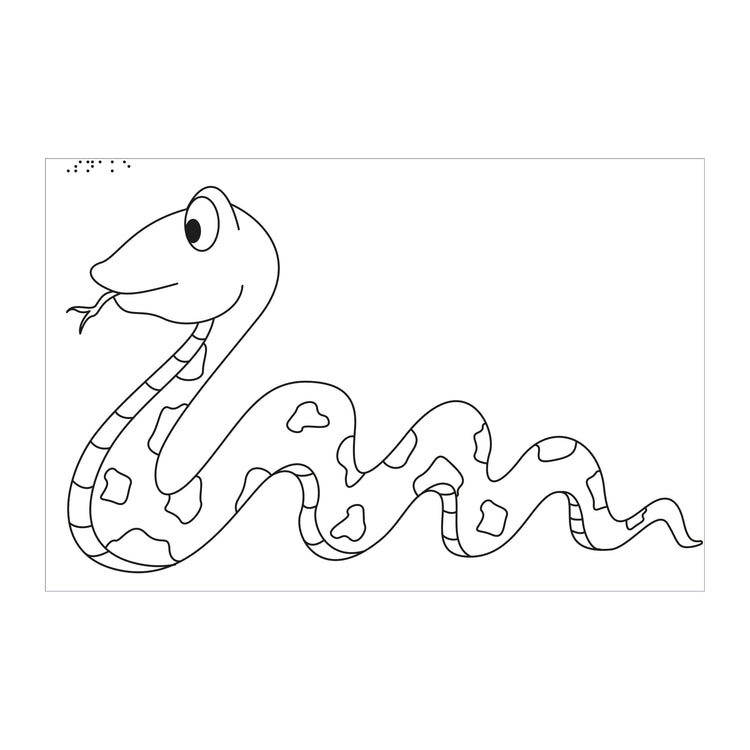 Alternative view of Tactile colouring pack – safari