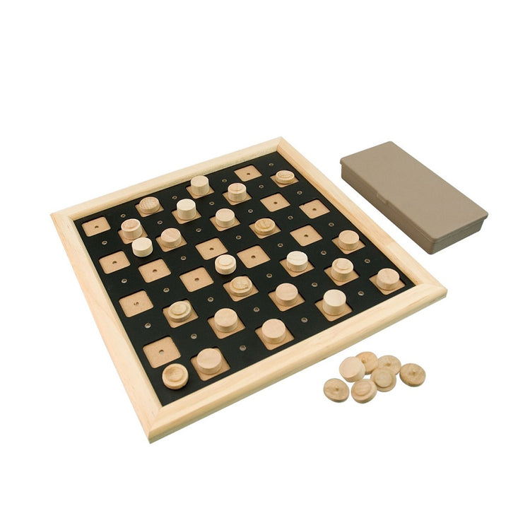 Tactile draughts set