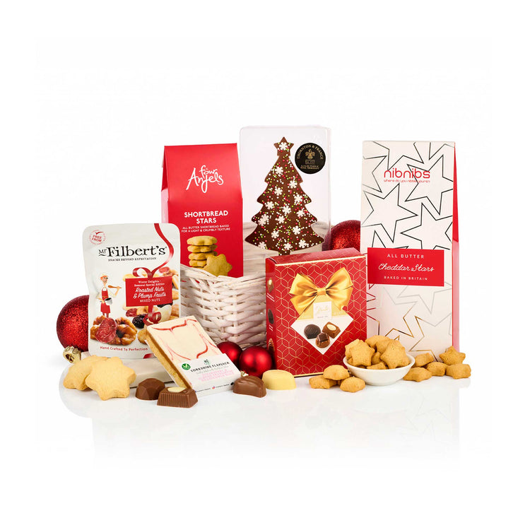 Christmas treats basket hamper