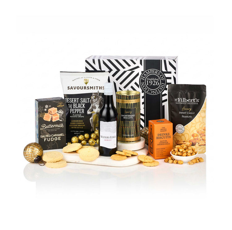 Wine and treats gift box hamper 2026