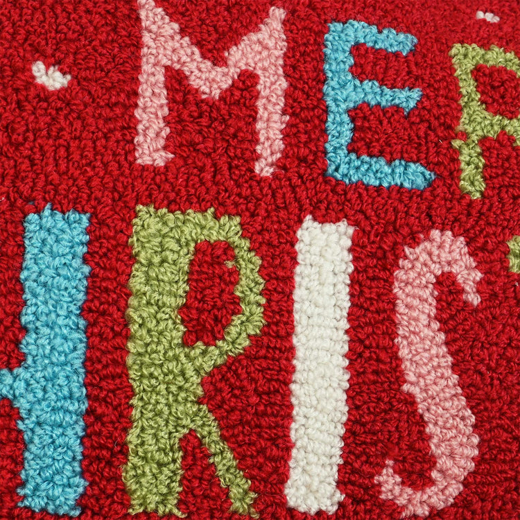 Alternative view of Merry Christmas hook cushion, 30×50cm