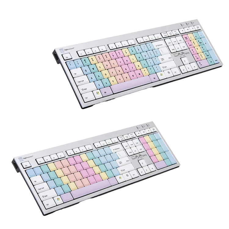 Touch typing Logickeyboard for PC