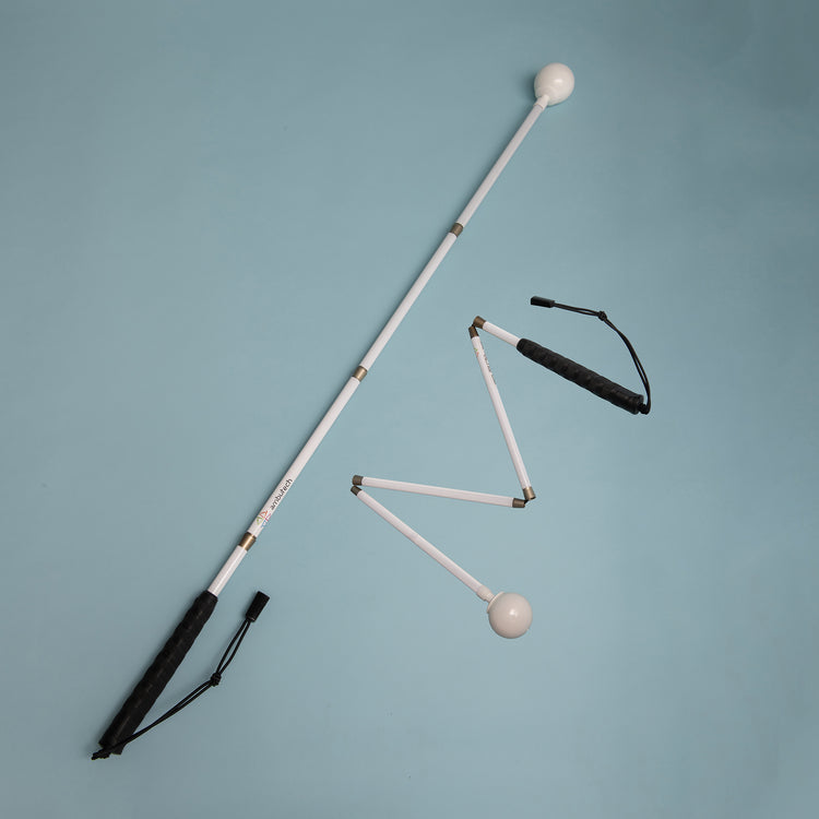 Ambutech graphite folding long cane - rolling ball tip