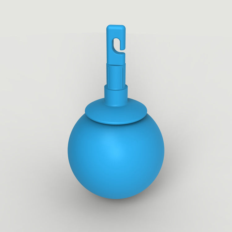 Alternative view of Ambutech rolling ball coloured tip - hook style
