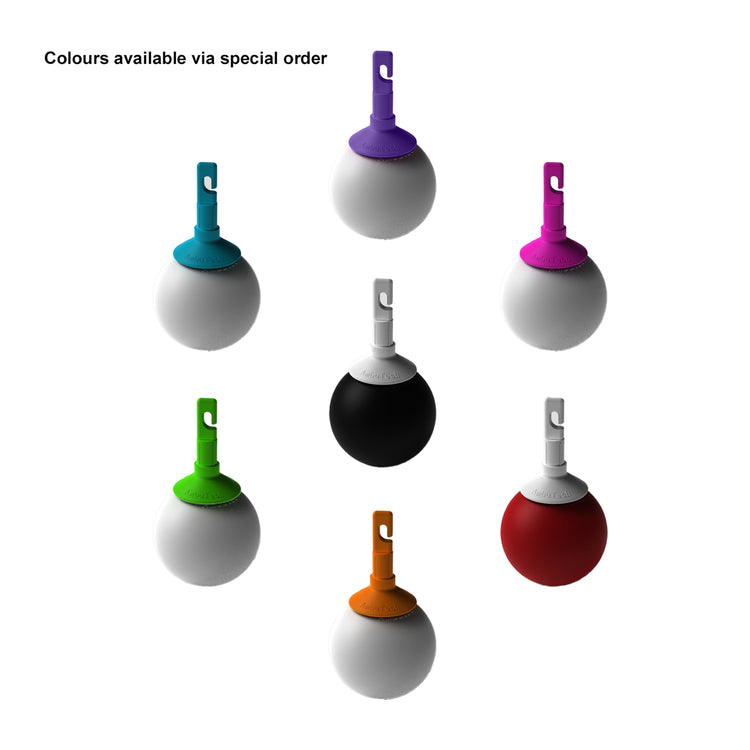 Alternative view of Ambutech rolling ball tip - hook style