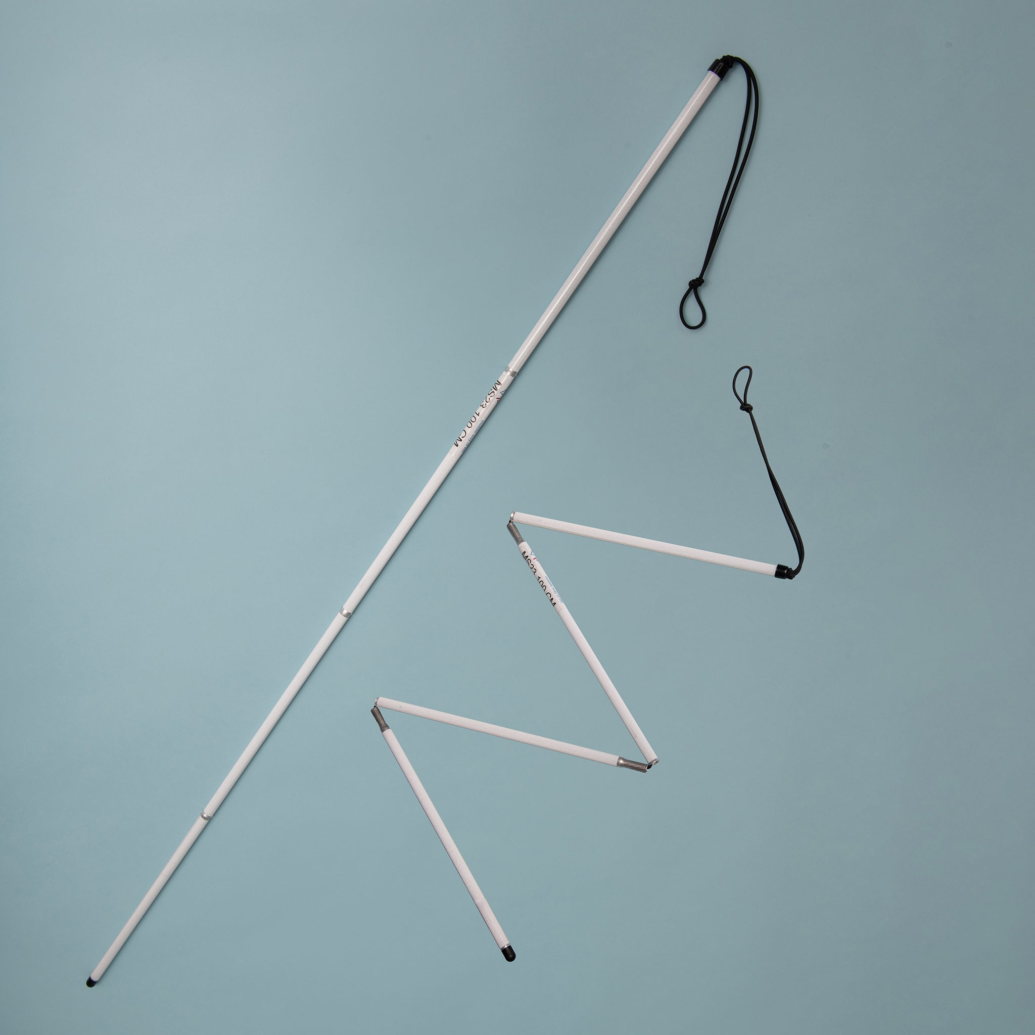 Ambutech aluminium folding symbol cane