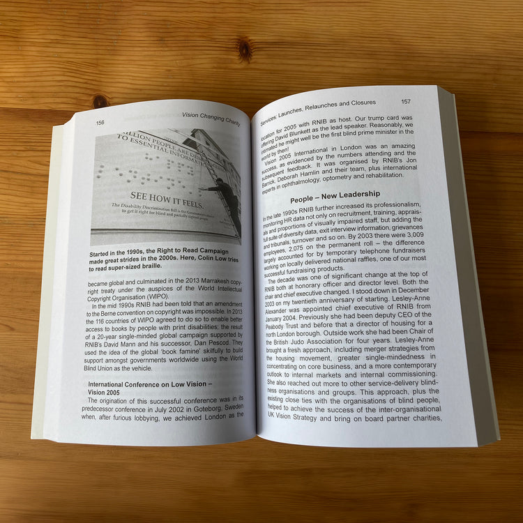 Alternative view of Vision Changing Charity: RNIB in Socio-Political Context by Ian Bruce