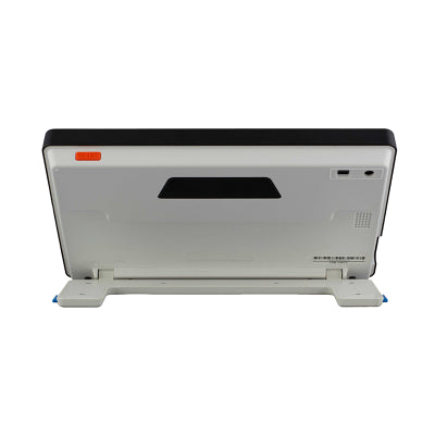 Image shows rear view of magnifier on a white background