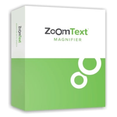 Alternative view of ZoomText Magnifier software incl. SMA