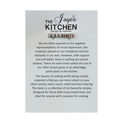 Back cover of A Sense of Cooking by Kim Jaye USB