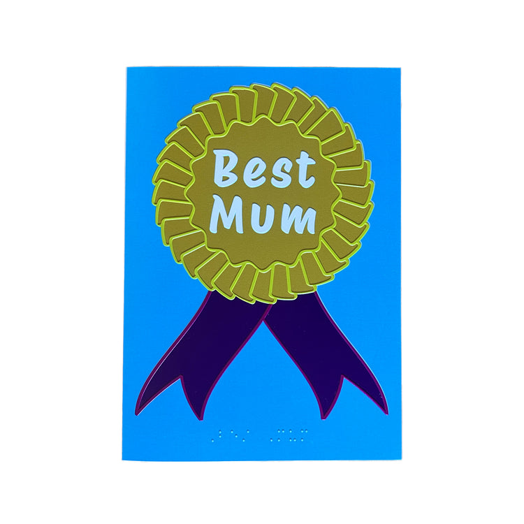 Inclusive rosette mother's day card