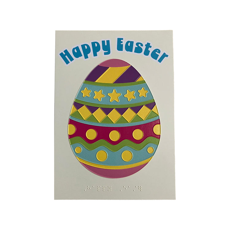 Inclusive charity Easter egg card