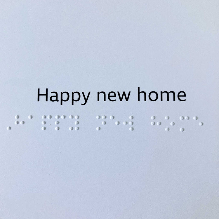 Alternative view of Inclusive new home charity card