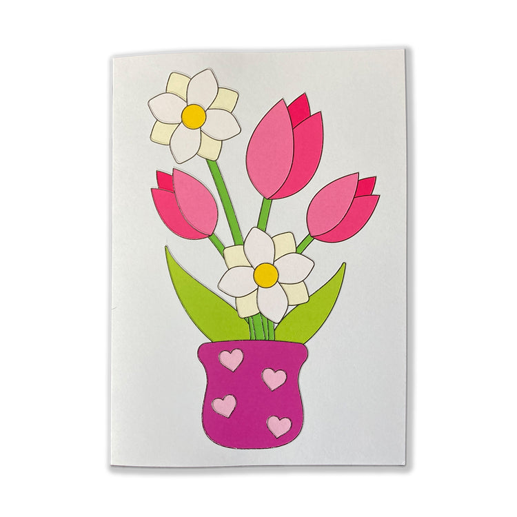 Inclusive Mother's Day flowers card