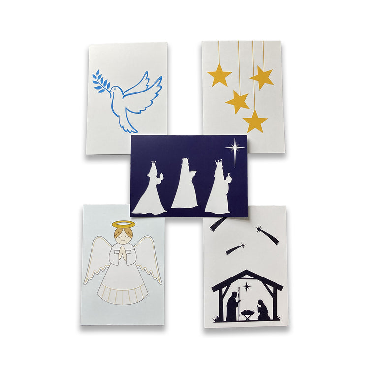 Inclusive Christmas Religious cards mixed pack (pk 10)