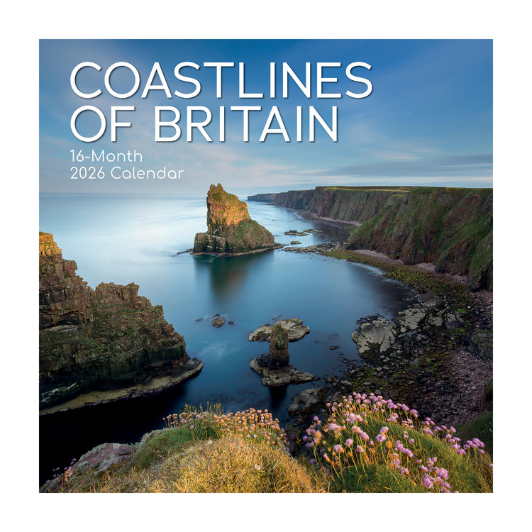2027 Square Wall Calendar Coastlines of Britain