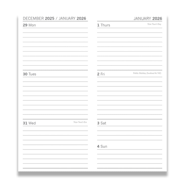 Alternative view of 2026 Pocket Diary Cotton Grass