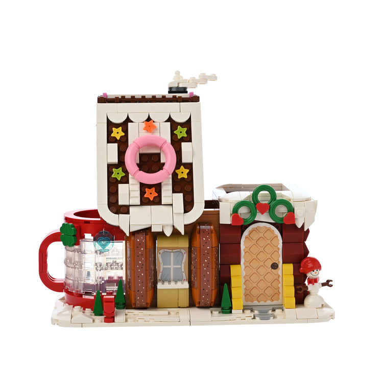 Toy Shop Gingerbread House Brick Building Set