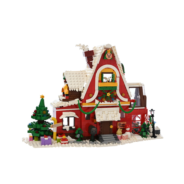 Toy Shop Christmas chalet brick building set