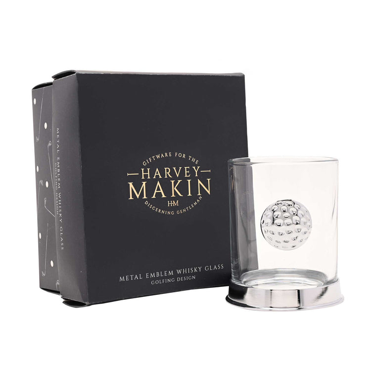 Harvey Makin Whisky Glass – Golf