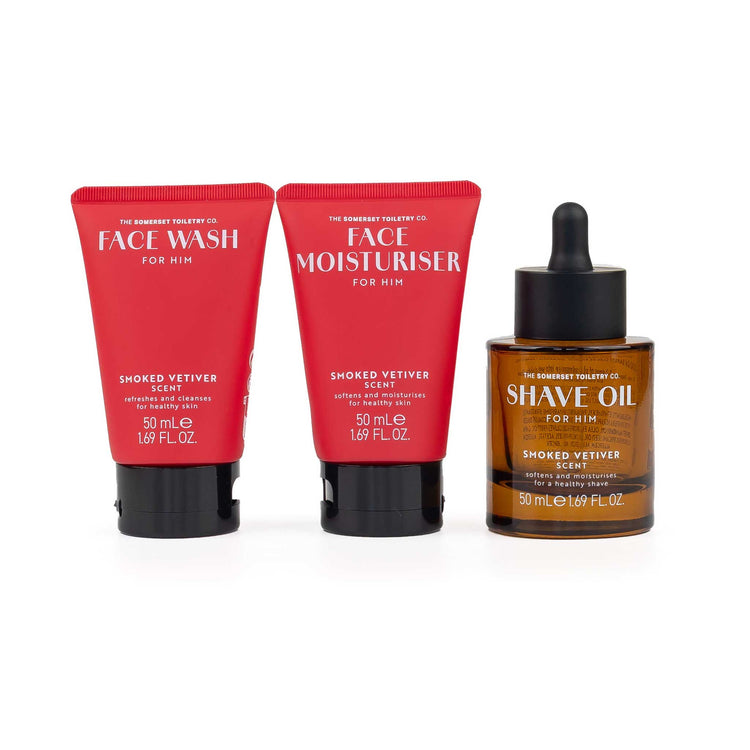 Alternative view of Santa's Barber five-piece shaving gift set
