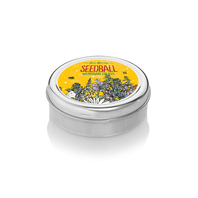 Seedball Bee Merry Tin
