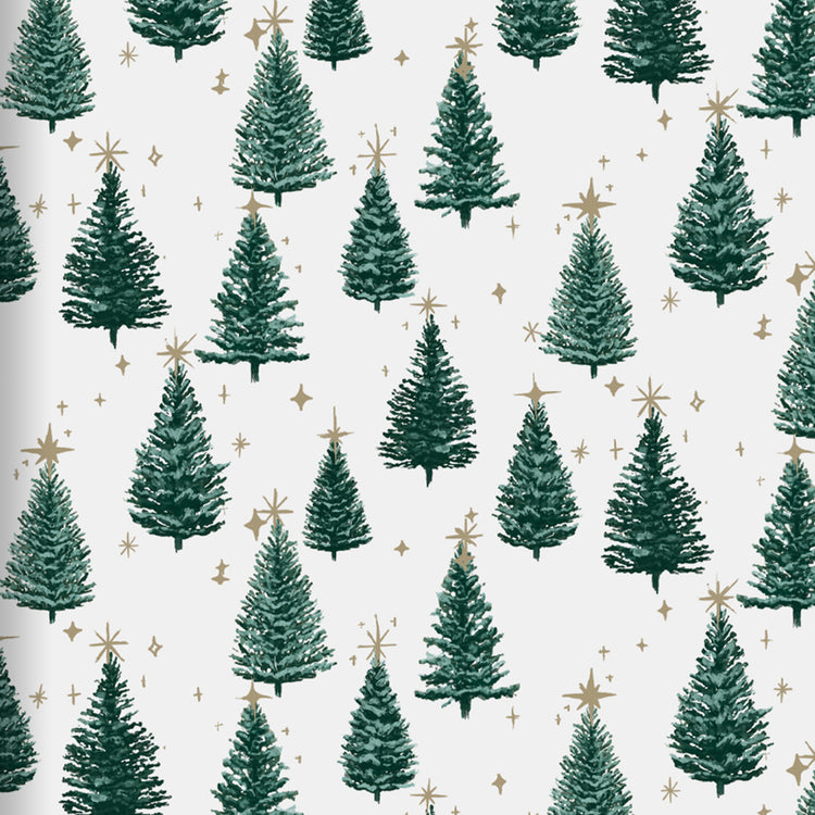 Christmas Tree Wrapping Paper on a roll