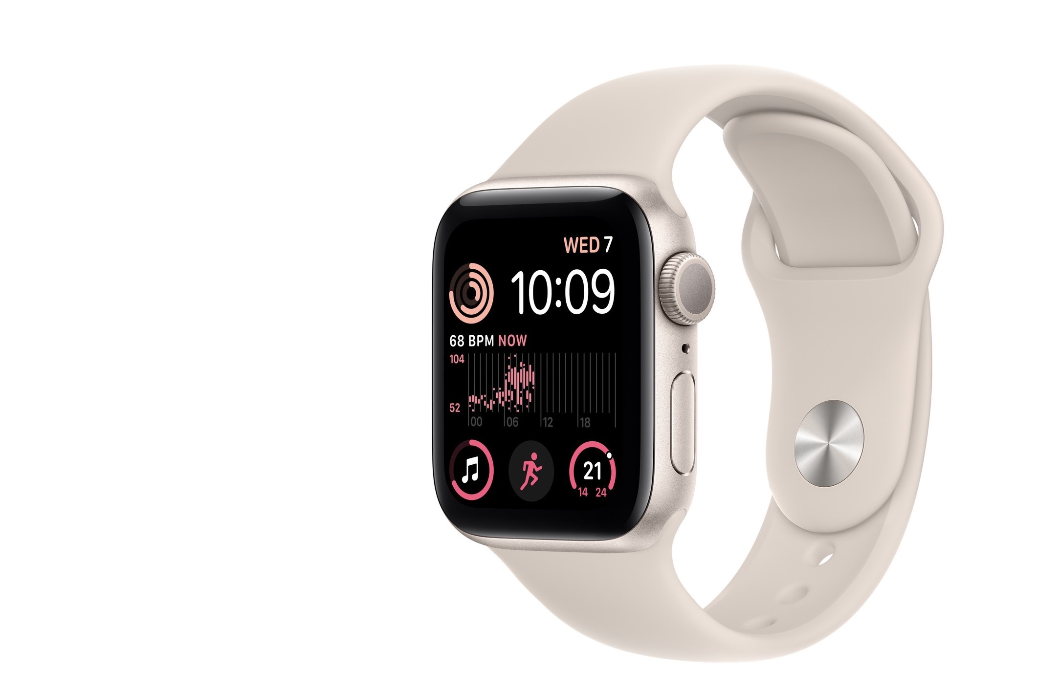 Apple Watch displaying the fitness tracking screen
