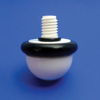 Thread style ceramic tip for canes