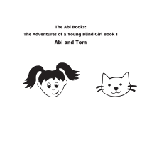Abi Books cover with Abi's face and Tom the cat's face.