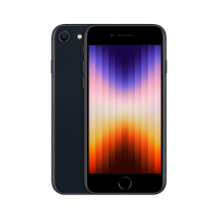 Image shows midnight iPhone on white background
