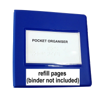 Braille pocket organiser refill 2025