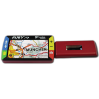 Ruby HD portable video magnifier with the handle extended