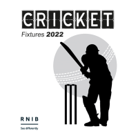 A white cover depicting the silhouette of a batsman
