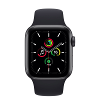 Front view of face of Apple watch