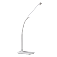 Lamp arm at an upright position