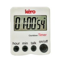 Digital kitchen timer with tactile buttons