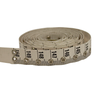 Tactile tape measure rolled up