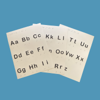 All Tactile alphabet sheets
